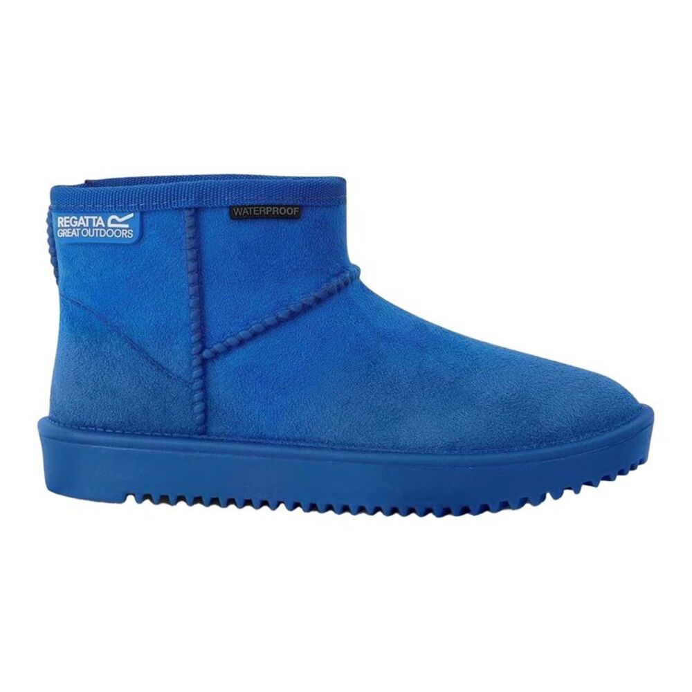 Regatta Childrens/Kids Risley Suedette Ankle Boots / Oxford Blue